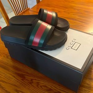 Men’s Web Rubber Slide Sandal